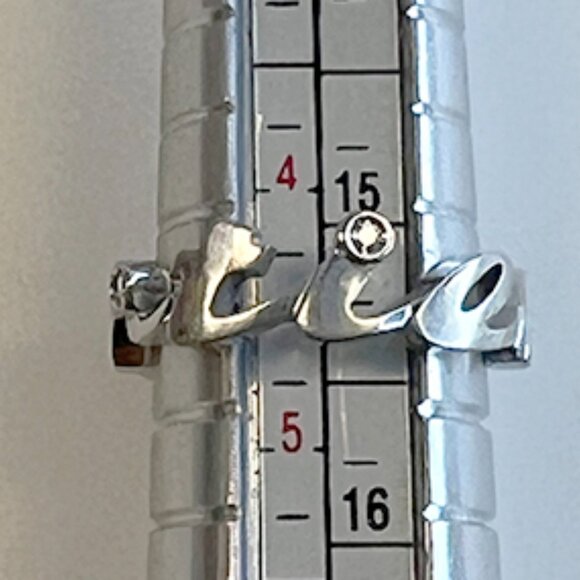 RARE Cartier Signature 18K WG Ring - Picture 8 of 10